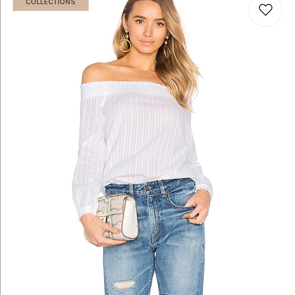 NEW • Rag & Bone • Drew Off The Shoulder Top Lg